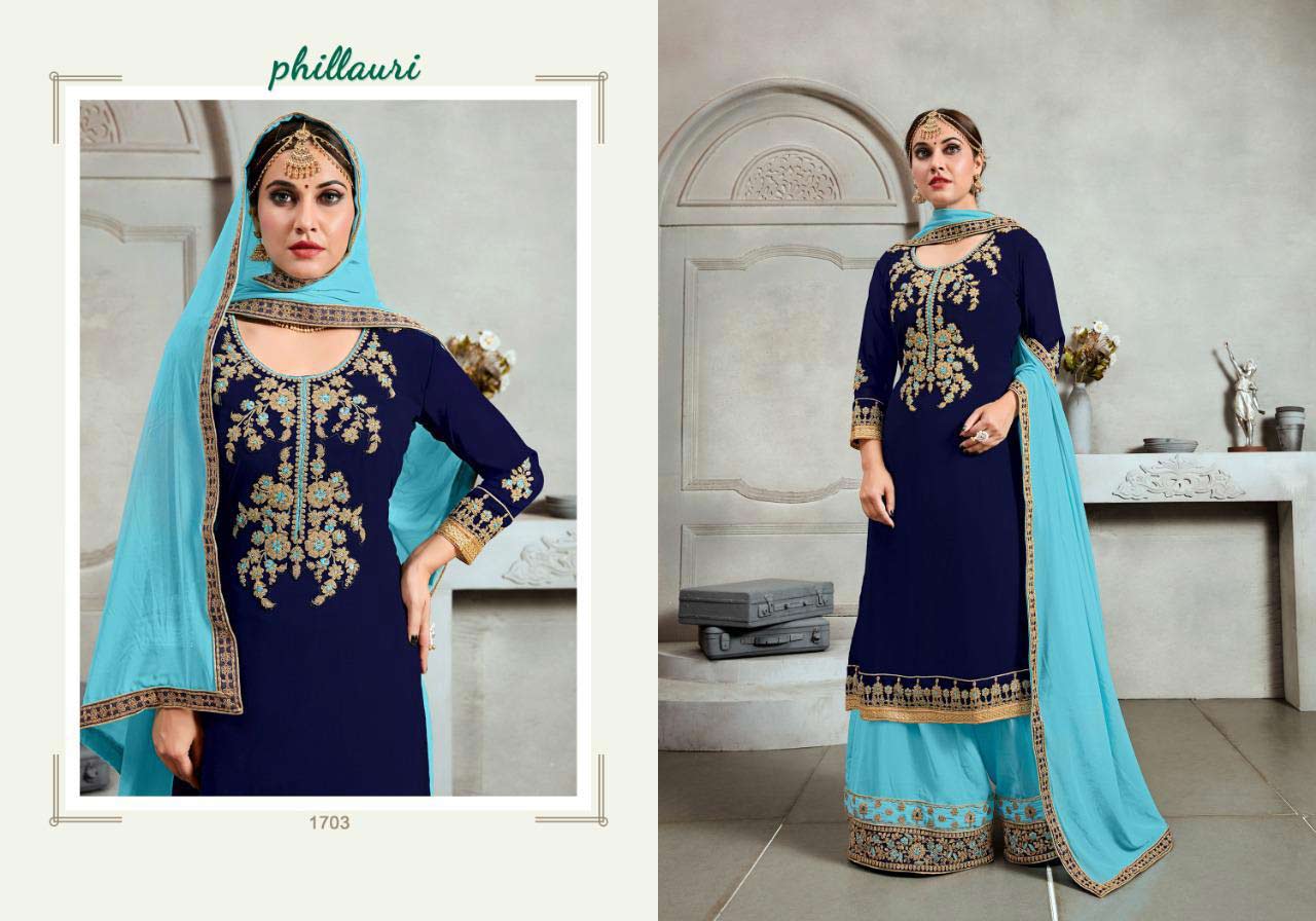 Phillauri Vol-17 Kesari Export Blooming Georgette Suits Phillauri Vol-17 Kesari Export Blooming Georgette Suits